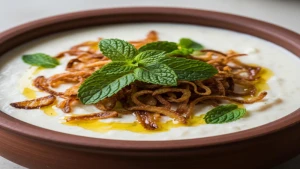 طرز تهیه آش دوغ شیرازی به صورت مرحله به مرحله