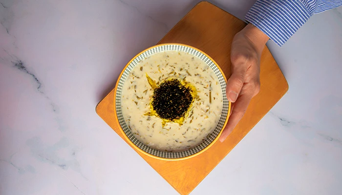 ماد مغذی و سالم در آش دوغ اردبیلی